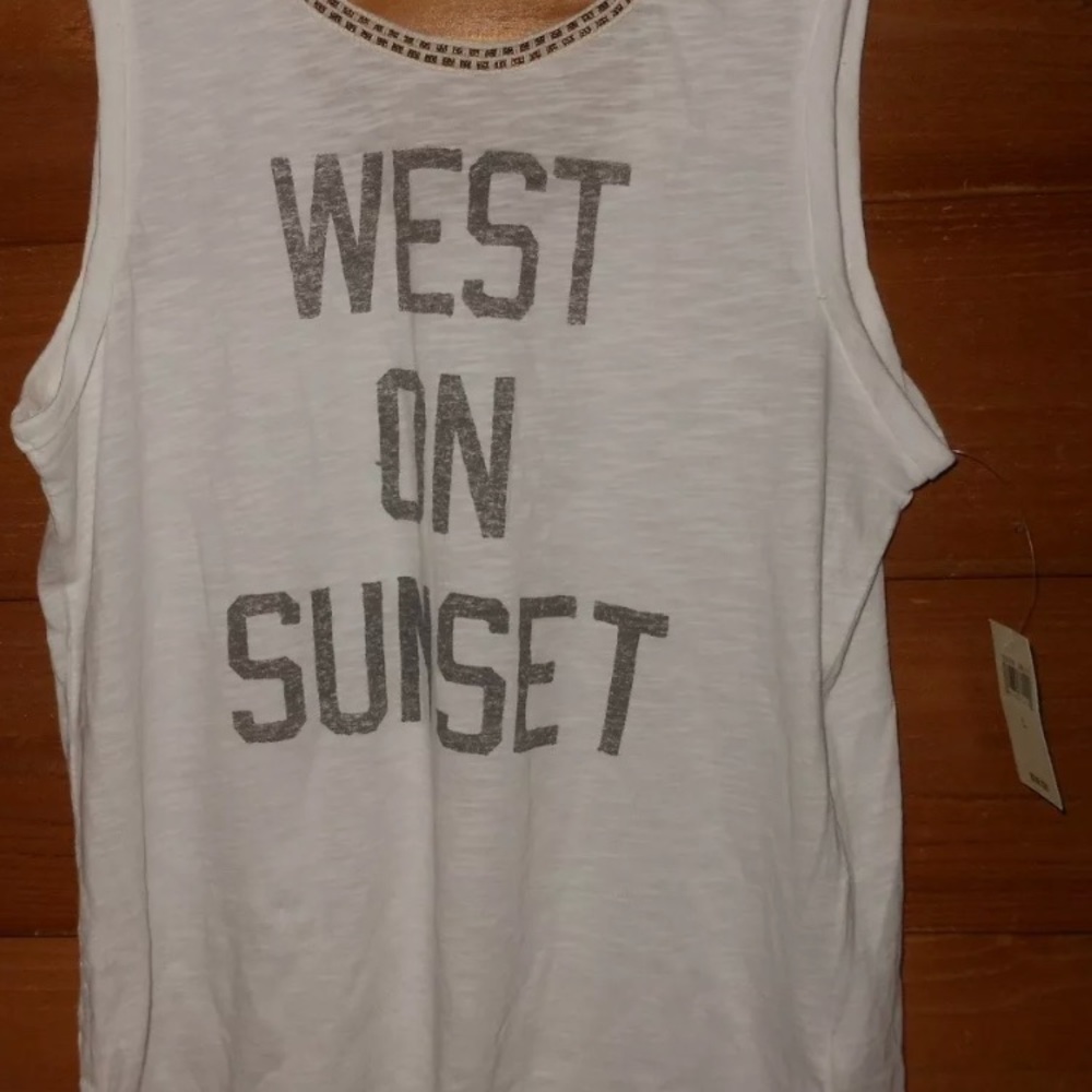 Lucky Brand tank top. West on sunset.